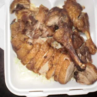 Crispy Duck- smells like peanut oil