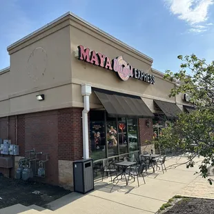the outside of the store