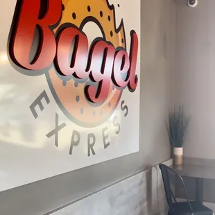 a view of the sign
