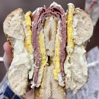 Pastrami, Egg, Cheese