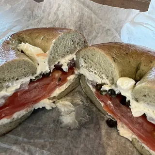 Spinach Bagel