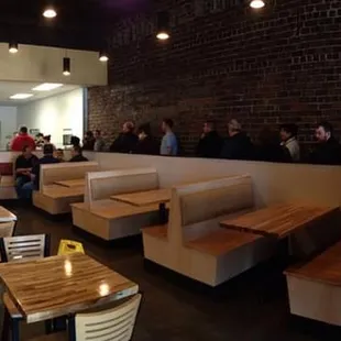 interior, sushi and sashimi