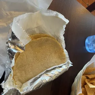 I house Maize tortillas