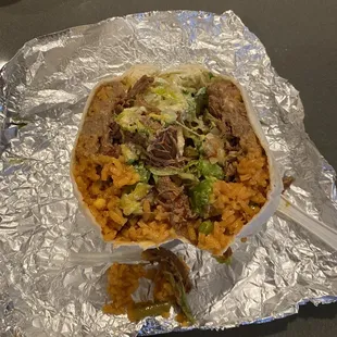 Barbacoa burrito