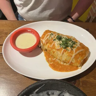 Chicken burrito