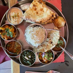 Veg thali Vegetarian Thali (Dine In)