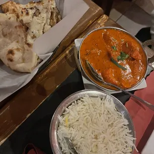 My husband ordered Butter Chicken, this is his go to dish!!!