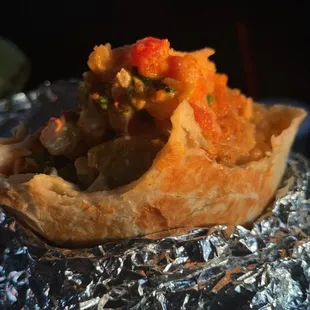 Golden hour super burrito