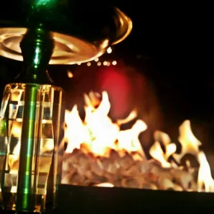 Hookah by the firepit