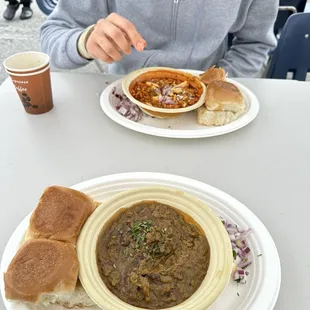 Keema pav, missal pav