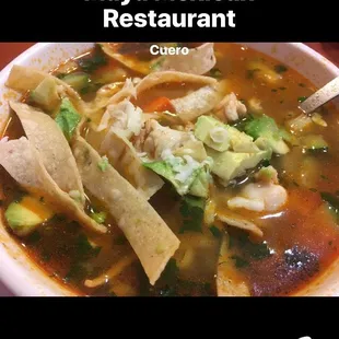 Chicken tortilla soup