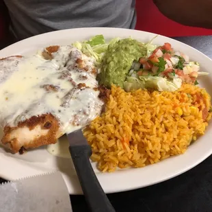 Pollo fundido