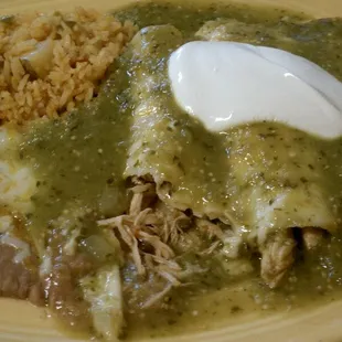 Enchiladas Verde
