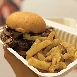 West coast bbq burger