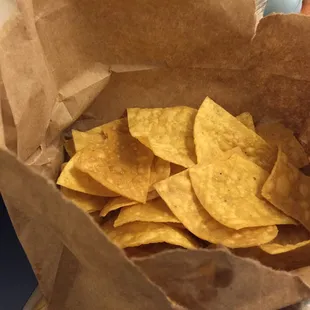 Chips, 1.99 for a side there are like 25...