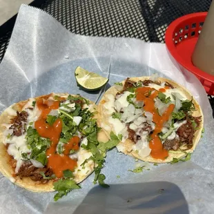 Birria tacos
