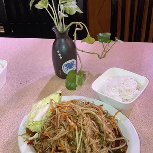 Lao style papaya salad