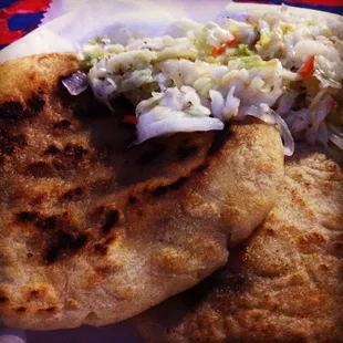 Their famous pupusas