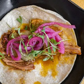 Cochinita Pibil Taco