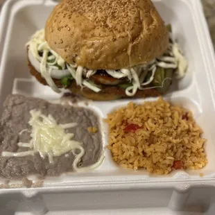 Cemita Poblana Dinner