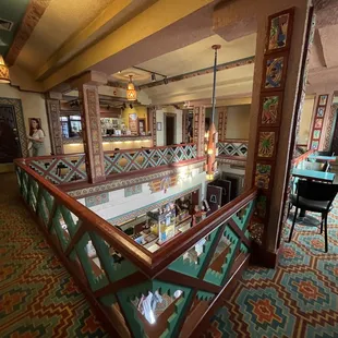 Love the Mayan inspired decor -- definitely a throwback to the heyday of old school movie houses