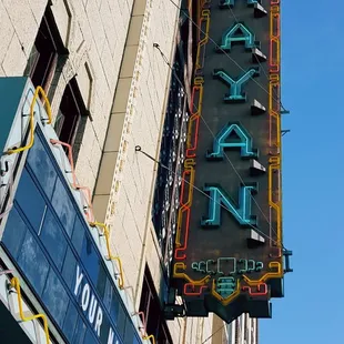 Love the marquee sign!