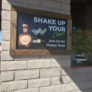shake up sign