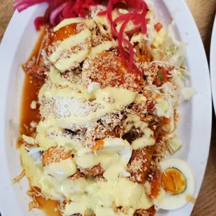 Honduras tacos. Comes in 3 with Chicken meat. Tasted like chicken taquitos. 6 out of 10.