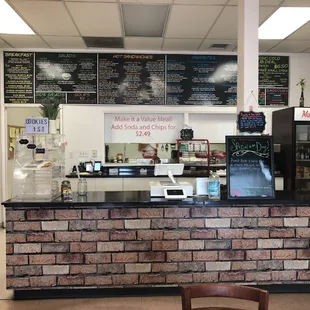 Front counter