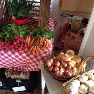 Abundance of fresh, delicious veggies!