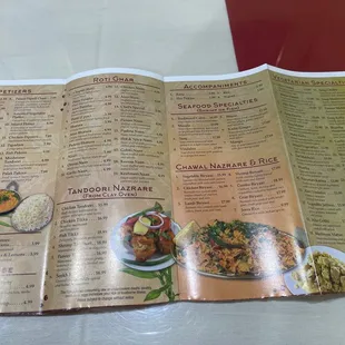 menu, burritos and wraps