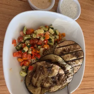 Garlic Roasted Grilled Eggplant
