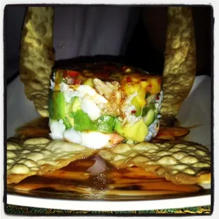 Crab Shrimp Avocado Mango Stack