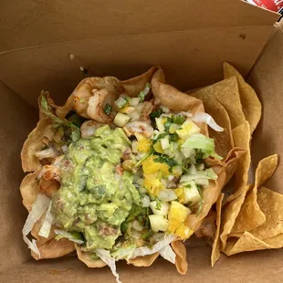 Tiger Prawn Taco Salad