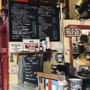 At the Maya&apos;s Taqueria counter