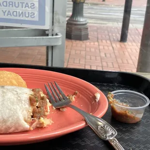 Breakfast burrito