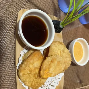 Sweet potato tempura! Super crisp!!