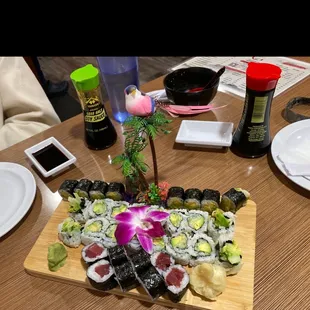 sushi and sashimi, food, sashimi, sushi