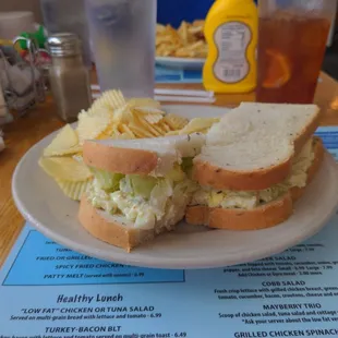 Egg salad sandwich.