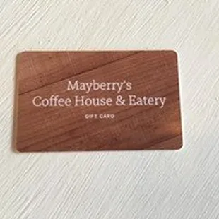 Our gift cards are always available and make great gifts! Available in any amount.