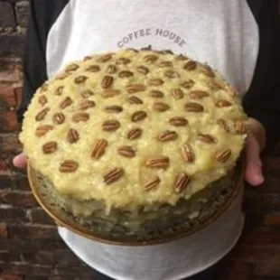 This is a Mayberry's special--a double-decker German chocolate cake with a coconut frosting. My grandma used to make this and now mom does!