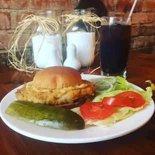 Breaded tenderloins with our very own "Mayberry Sauce."