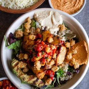 salads, food