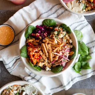 salads, food