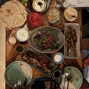 Tawle with lamb option