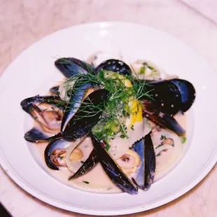 Steamed Mussels