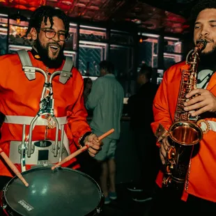 We offer the best bottle presentations in Austin! Thanks to Derrick and Trey