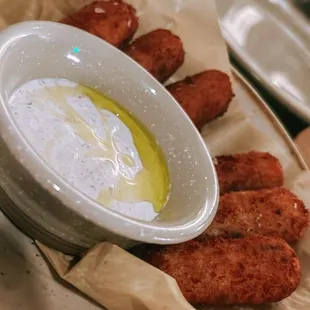 Black Truffle &amp; Potato Croquetas