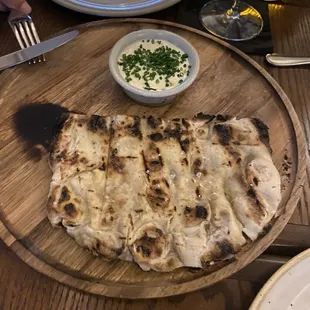 Grilled flatbread