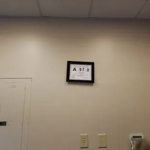 The rating for Mayfair seafoods